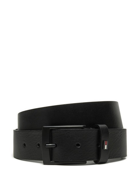 TOMMY HILFIGER ADAN Cintura in pelle black - Cinture