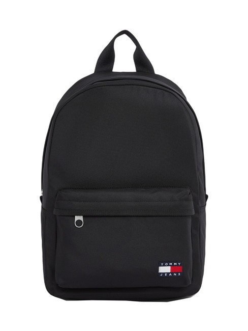 TOMMY HILFIGER TOMMY JEANS ESSENTIAL DAILY  Zaino in poliestere riciclato black - Zaini da lavoro porta PC