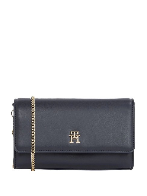 TOMMY HILFIGER TH ETERNITY Chain Mini Bag a tracolla space blue - Borse Donna