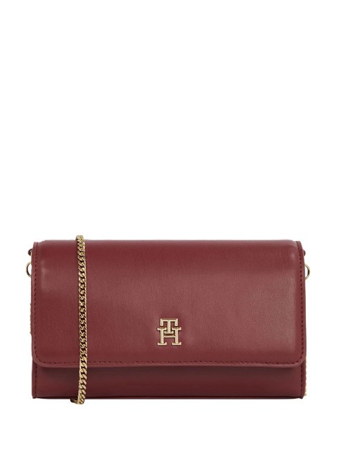 TOMMY HILFIGER TH ETERNITY Chain Mini Bag a tracolla raspberry truffle - Borse Donna