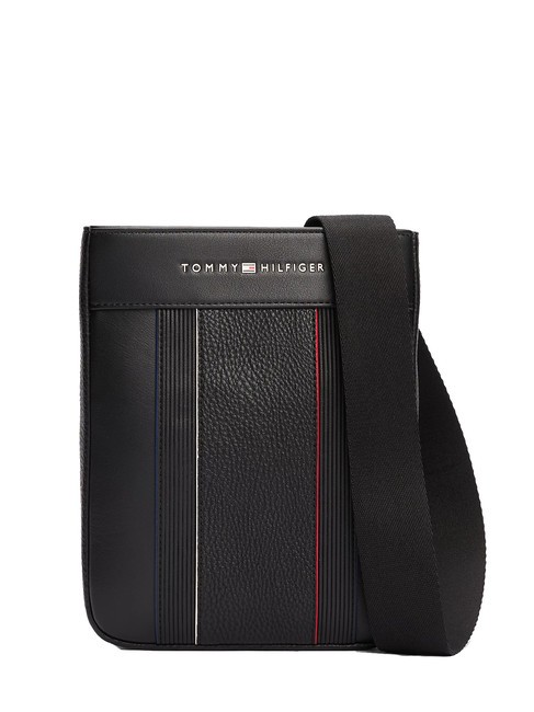 TOMMY HILFIGER TH FOUNDATION Borsello piatto black - Tracolle Uomo