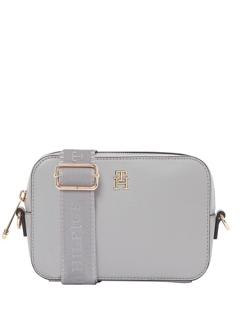 TOMMY HILFIGER TH SOFT LOGO Mini Bag a tracolla universal grey - Borse Donna