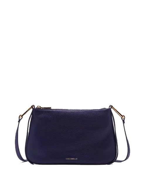 COCCINELLE MAGIE Borsa piatta pelle martellata royal blue - Borse Donna