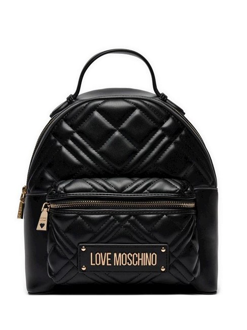 LOVE MOSCHINO QUILTED Zaino con tasca Nero - Borse Donna