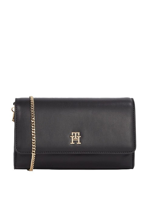 TOMMY HILFIGER TH ETERNITY Chain Mini Bag a tracolla black - Borse Donna