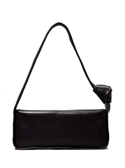 CALVIN KLEIN KNOTTED Borsa a spalla pvh black - Portafogli Donna