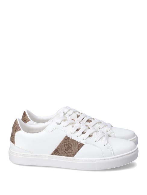 GUESS TODI  Sneakers white beige brown - Scarpe Uomo