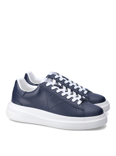 GUESS ELBA  Sneakers alte blue white - Scarpe Uomo