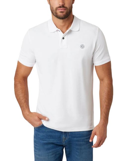 GUESS WASHED  Polo a maniche corte purwhite - Polo Uomo