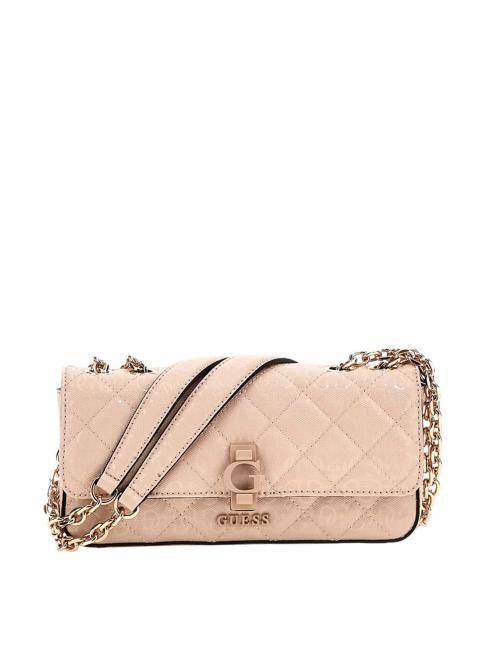 GUESS BESSEY Borsa convertible con patta sand - Borse Donna