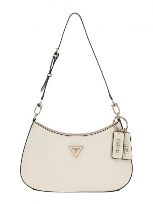 GUESS NOELLE Borsa a spalla top zip bone - Borse Donna