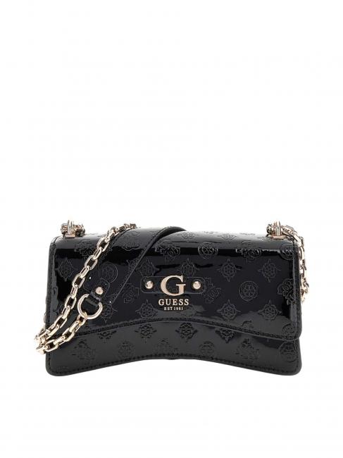 GUESS GERTY Borsa lucida convertible NERO - Borse Donna