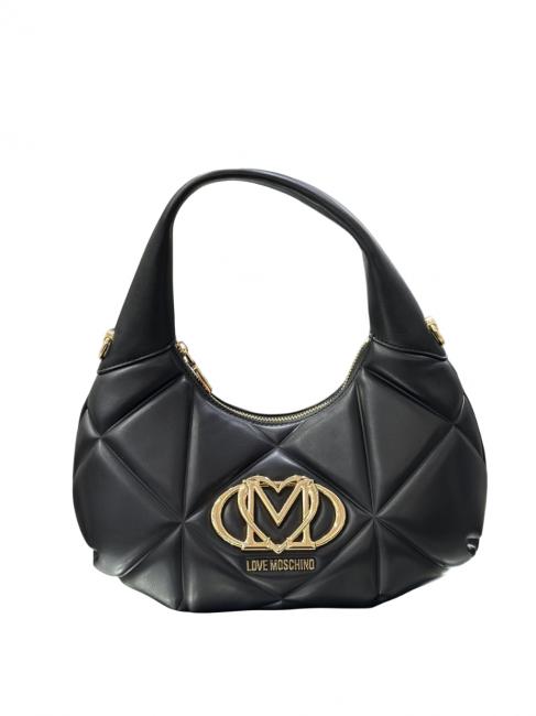 LOVE MOSCHINO GEOMETRIC Borsa a spalla con tracolla Nero - Borse Donna