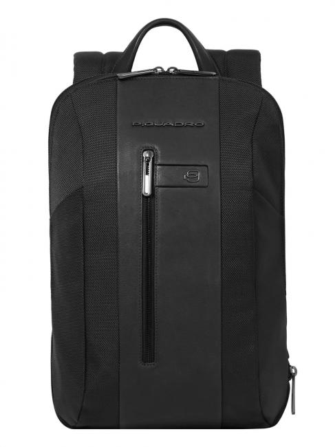 PIQUADRO BRIEF 2 Zaino porta pc 15.6" Nero - Zaini da lavoro porta PC