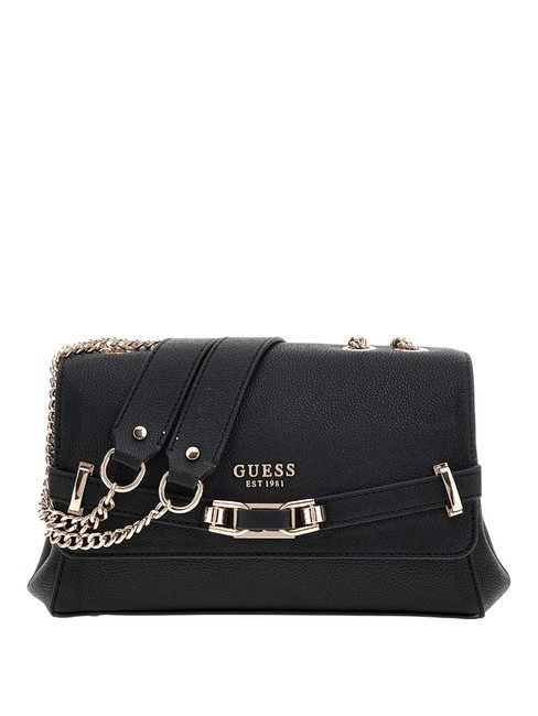 GUESS SILVYE Borsa convertible con patta NERO - Borse Donna