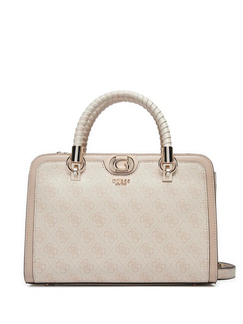 GUESS ORLINA Borsa a cartelletta con tracolla sand logo - Borse Donna