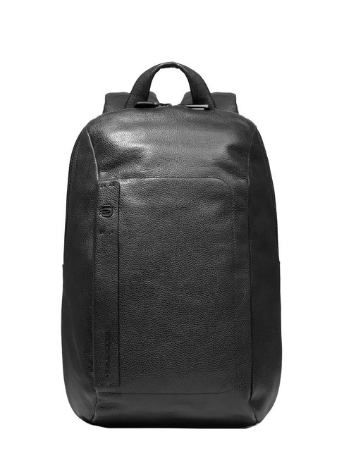 PIQUADRO P15 PLUS Zaino porta PC 14" in pelle Nero - Zaini da lavoro porta PC