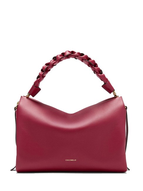 COCCINELLE BOHEME Borsa a mano, con tracolla, in pelle sangria/skin - Borse Donna