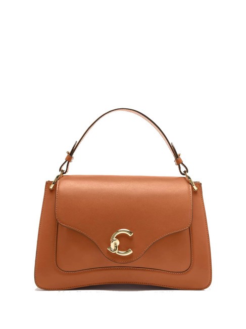 COCCINELLE C-ME CALF COCKER Borsa cartelletta in pelle con tracolla CUIR - Borse Donna