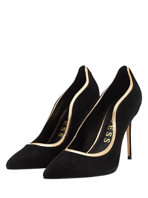 GUESS SABRINA  Décolleté alte BLACK GOLD - Scarpe Donna