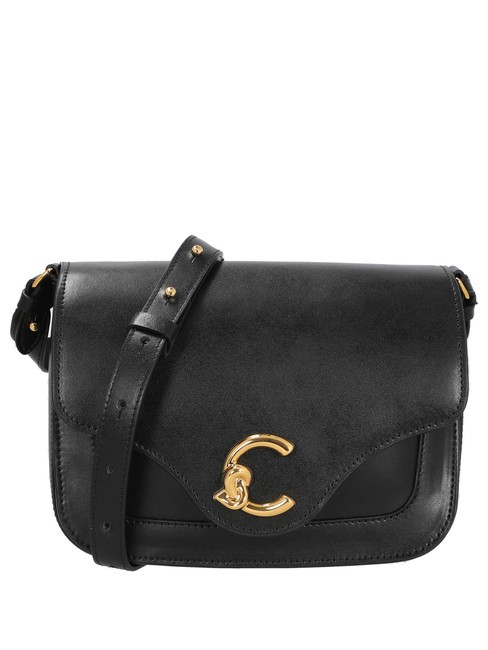 COCCINELLE C-ME CALF COCK Mini Bag a tracolla, in pelle Nero - Borse Donna