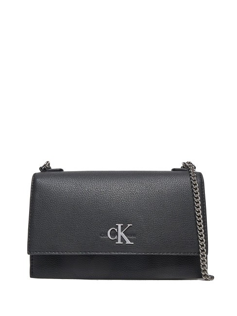 CALVIN KLEIN MINIMAL MONOGRAM  Mini Bag a spalla / a tracolla pvh black - Borse Donna