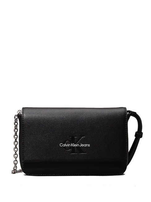 CALVIN KLEIN SCULPTED  Mini Bag a tracolla black/white - Borse Donna