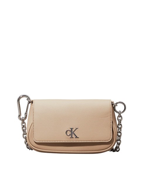 CALVIN KLEIN MINIMAL MONOGRAM Borsa mini a spalla crockery - Borse Donna