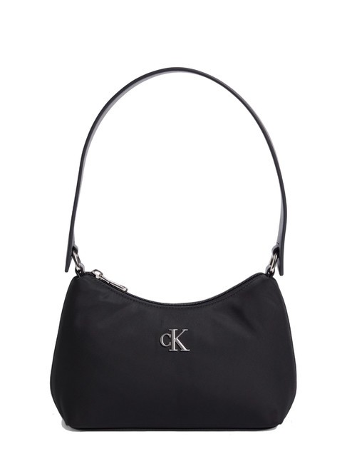 CALVIN KLEIN SLEEK NYLON Borsa sacca a spalla pvh black - Borse Donna