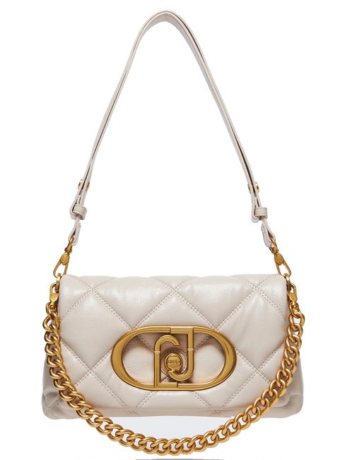 LIUJO LAPUFFY Chain Borsa a spalla soft cream - Borse Donna