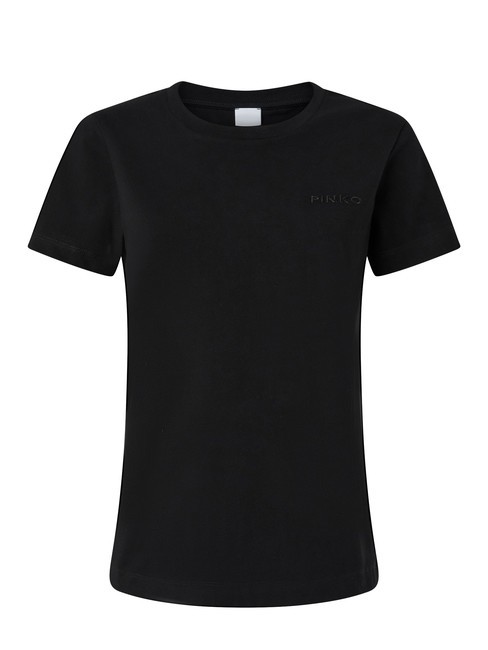 PINKO START T-shirt con logo nero limousine - T-shirt e Top Donna