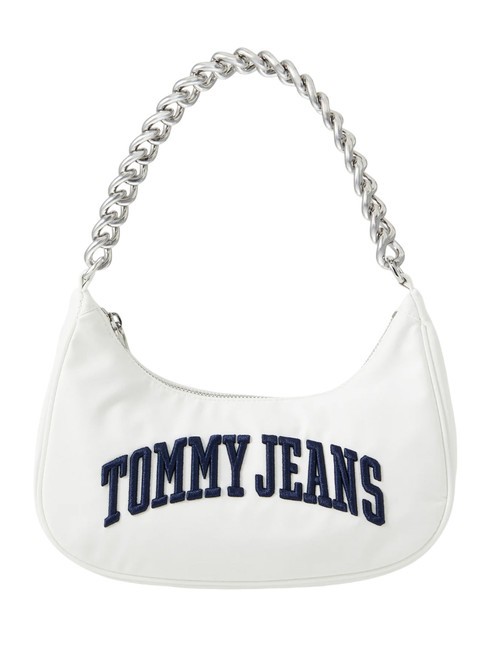 TOMMY HILFIGER TOMMY JEANS ICONIC Borsa a spalla ecru quilted - Borse Donna