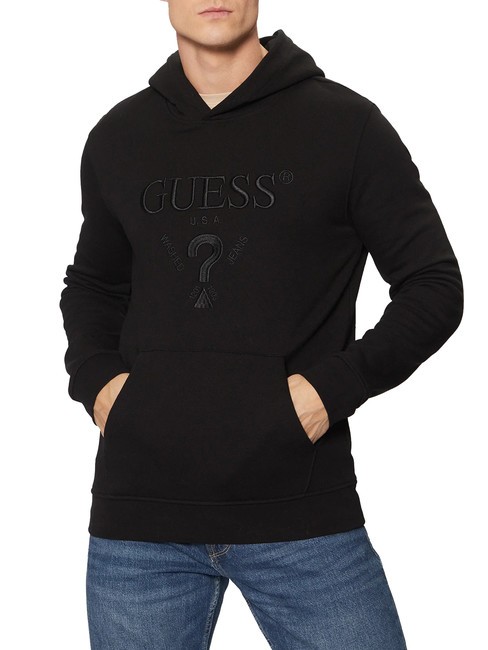 GUESS BEAU  Felpa con cappuccio jetbla - Felpe Uomo