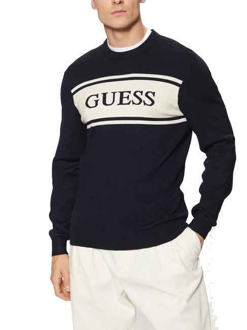 GUESS FLICK  Maglione smartblue - Maglie Uomo