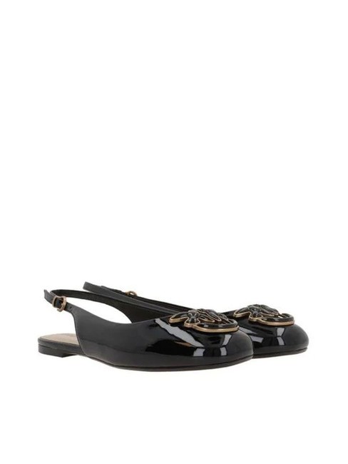 PINKO MAGGY Ballerine lucide sling-back nero limousine - Scarpe Donna