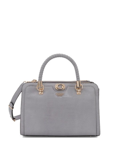 GUESS ORLINA Borsa a mano st lucertolina lavendar grey - Borse Donna