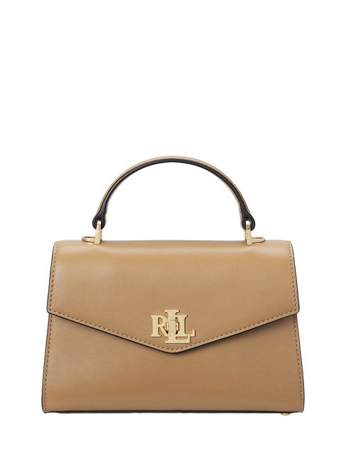 RALPH LAUREN FARRAH Borsa cartelletta in pelle buff - Borse Donna