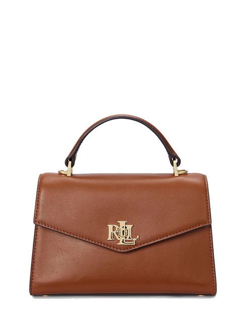 RALPH LAUREN FARRAH Borsa cartelletta in pelle lauren tan1 - Borse Donna