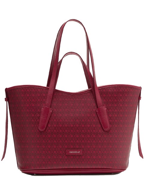 COCCINELLE NEW NEVER WITHOUT BAG COATED MONOGRAM Shopper a mano / a spalla mul.sangr/sangr - Borse Donna