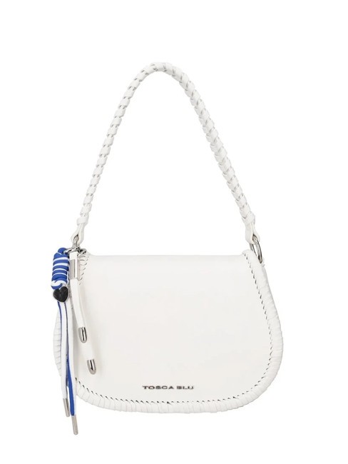 TOSCA BLU AMALFI Borsa a spalla piccola con pattina bianco - Borse Donna