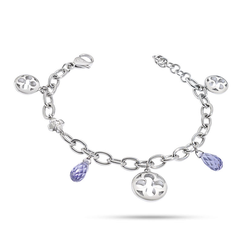 Ducale Morellato Bracelet Steel; With Tanzanite And Diamond Steel - Buy ...