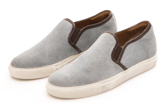 MINORONZONI 1953 Slip-on Scarpe in tessuto Azzurro - Scarpe Uomo