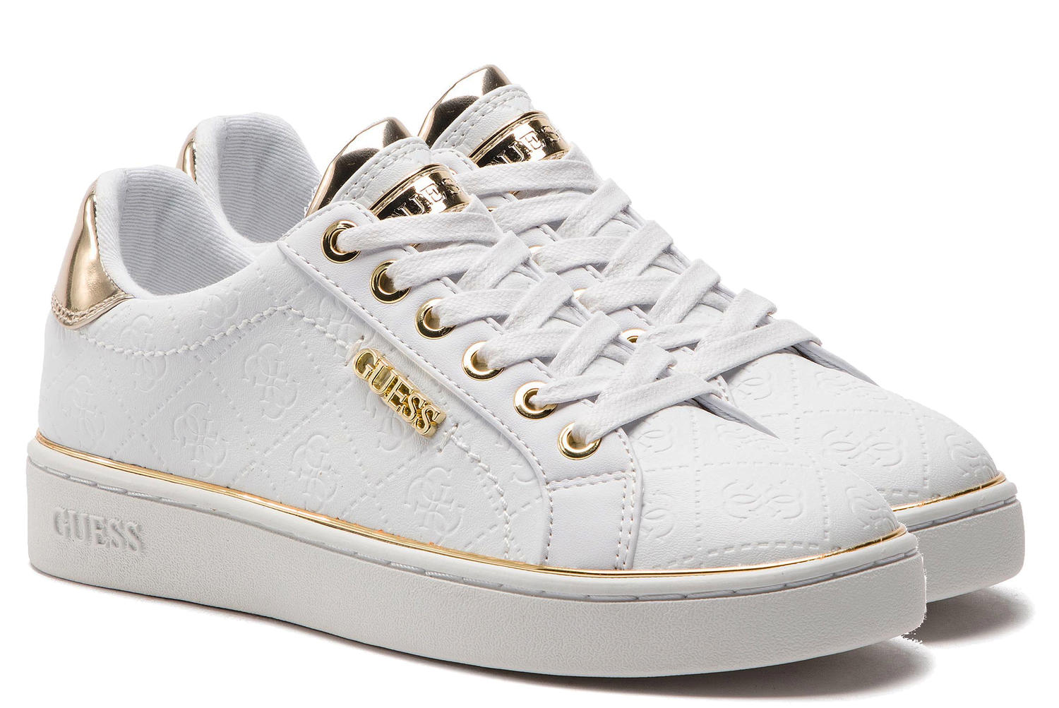 Sneakers Guess Beckie Active Lady White - Acquista A Prezzi Outlet!