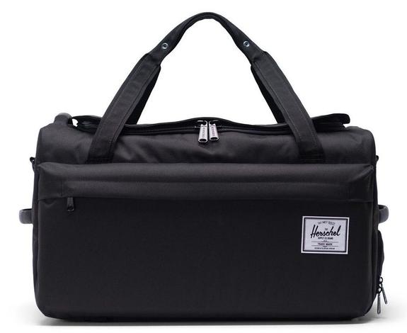 HERSCHEL Borsone Zaino OUTFITTER, con spallacci a scomparsa NERO - Borsoni