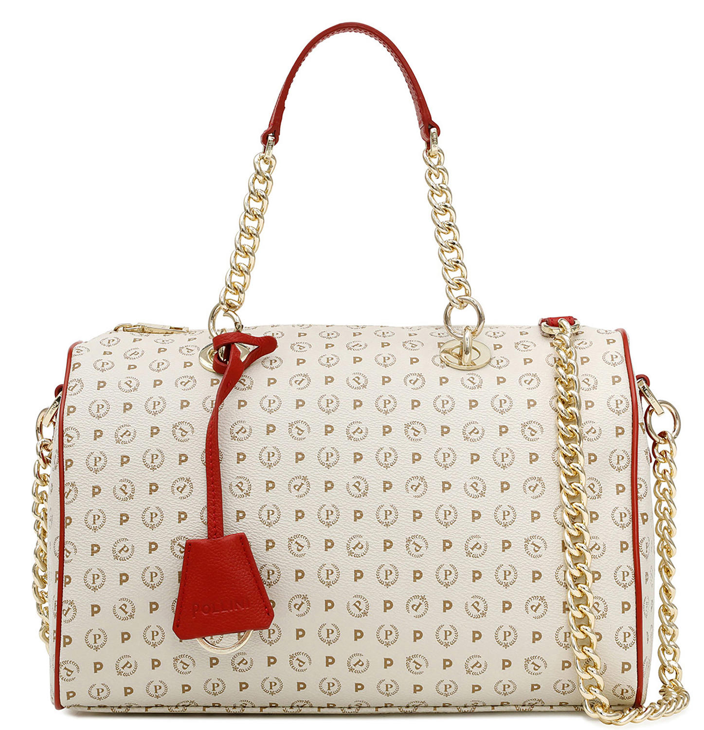 Pollini Heritage Classic Borsa A Mano, Con Tracolla Avorio/lac