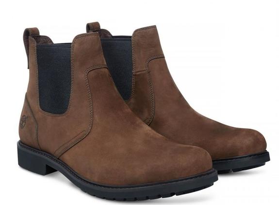 TIMBERLAND  STORMBUCKS Stivaletti in pelle DarkBrown - Scarpe Uomo