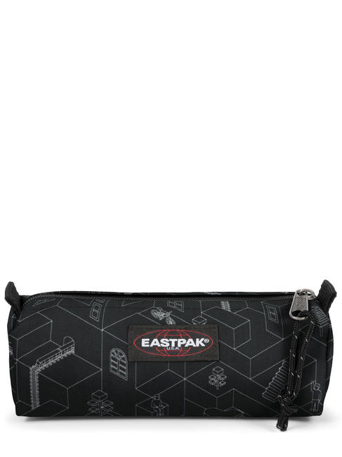 EASTPAK BENCHMARK SINGLE Astuccio Blocks Black - Astucci e Accessori