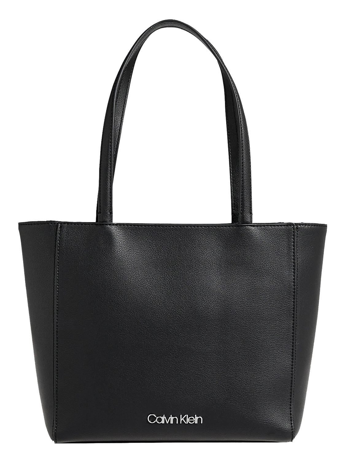 calvin klein black shopper bag