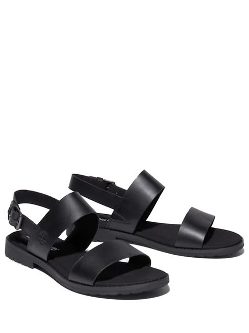 TIMBERLAND Chicago 2 band sandal Sandali in pelle NERO - Scarpe Donna