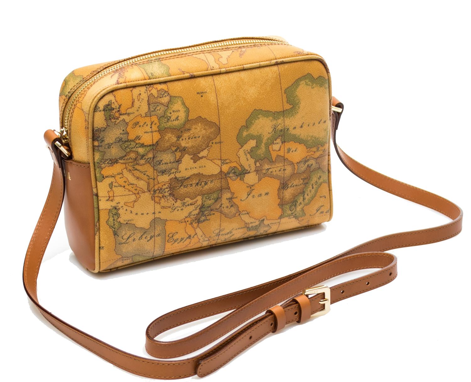 Alviero Martini Prima Classe Geo Classic Borsa A Tracolla Naturale